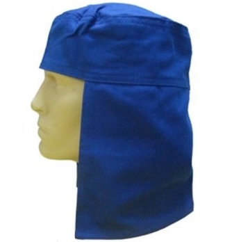 Capuz de Brim Azul para Soldador